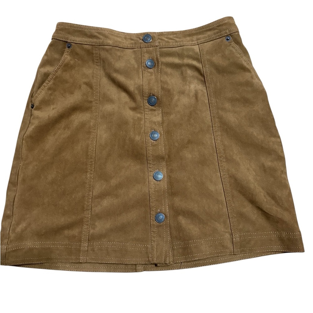 Abercrombie & Fitch Tan A-Line Skirt